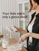 Відеоняня Momcozy BM01, 5" HD 1080P, нічне бачення, 2-сторонній зв’язок, датчик температури - зображення 2