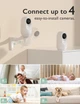 Відеоняня Momcozy BM01, 5" HD 1080P, нічне бачення, 2-сторонній зв’язок, датчик температури - зображення 4