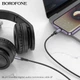 Аудіокабель BOROFONE BL24 iP to 3.5mm male, nylon braid, 1m, Metal Grey - изображение 7