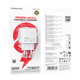 Мережевий зарядний пристрій BOROFONE BAS45A Potential PD30W+QC3.0 charger(EU) White - зображення 7