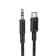 Аудіокабель BOROFONE BL25B Nice digital audio conversion cable Type-C Чорний - зображення 1