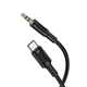 Аудіокабель BOROFONE BL25B Nice digital audio conversion cable Type-C Чорний - зображення 3