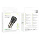 Автомобільний зарядний пристрій BOROFONE BZ25 Journey PD38W(1C1A) car charger Transparent Black - зображення 2