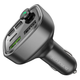 АЗП з FM-модулятором BOROFONE BC48 Broad QC3.0 car BT FM transmitter 18W Black - изображение 5