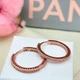 Срібні сережки в позолоті Серця Pandora Rose 286318CZ - зображення 3