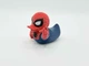 Фігурка качечка в костюмі людини-павука Spider-man. Aivory - зображення 3