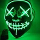 Неоновая маска Purge Mask Судная ночь ABC зеленый - изображение 1