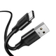 Кабель USB на Type-C UGREEN US287 USB-A to USB-C Fast Charging Cable (1m, 3A). Black - изображение 4