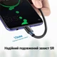 Кабель USB на Type-C UGREEN US287 USB-A to USB-C Fast Charging Cable (1m, 3A). Black - изображение 7