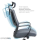 Крісло офісне OfficePro Harmony OC310-B-G-G - зображення 11