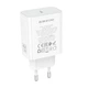 Мережевий зарядний пристрій BOROFONE BA109A Star single port PD40W charger (EU) White - зображення 5