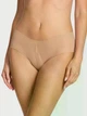 Трусики Victoria's Secret No-Show Cotton Cheeky Pantyy розмір XS бежеві котон - изображение 1