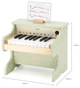 Drewniane pianino Viga do nauki gry Zielone (44274) (6971608442742) - obraz 6