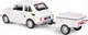 Model kolekcjonerski Daffi Fiat 126p + Przyczepa Niewiadow Krótka 1:43 K‑611 Biały (5905422116115) - obraz 5