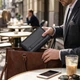 Мужской клатч на два отделения из натуральной кожи ST Leather 22684 Черный - изображение 2