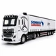 Игрушечная фура Mercedes-Benz Actros 31 см с прицепом, свет, звук, инерция - изображение 1
