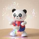 Музична іграшка танцює Panda Drumer іграшкова Панда барабанщик з піснями, танцями та підсвічуванням T2022 - зображення 1