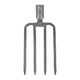 Вилы для копания 0.8 кг, 170 x 250 x340 мм INTERTOOL FT-2007 - изображение 1