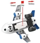 Літак з електродвигуном Diy Spatial Creativity LM8074-DZ-1 - изображение 3
