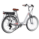 Велосипед з електроприводом 26" ST Dorozhnik eLUX Vbr FR рама-17" 36B 13А*г 500Вт срiблястий з амортизаційною вилкою - зображення 3