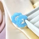Женские сережки Крученые кольца Акрил jewelry Голубые - изображение 8