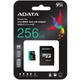 Карта памяти ADATA 256GB microSD class 10 UHS-I U3 V30 A2 Premier Pro SD 6.0 (AUSDX256GUI3V30SA2-RA1) (22218) - изображение 4