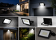 Прожектор AEON LED 100 Вт 9000 лм 6500 К SMD IP65 IP66 кут 120° вуличний алюмінієвий корпус 220 В - изображение 5