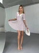 Жіноча міні сукня кльош з комірцем Uaclothes 46 Молочний (like38085-185171350) - изображение 2