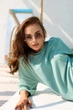 Жіночий літній костюм з двонитки з футболкою та шортами Seventeen S-M Зелений (2000000169613) - изображение 3
