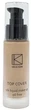 Тональна основа під макіяж відтінок №21 беж із розовинкою Top Cover silk liquid make-up oil free Dr.Kadir 30 мл - изображение 1