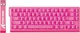Ігрова Клавіатура ATTACK SHARK X68 HE Pink Магнітні світчі. Дротова 8000Hz/s. RGB Підсвічування - зображення 1