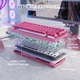 Ігрова Клавіатура ATTACK SHARK X68 HE Pink Магнітні світчі. Дротова 8000Hz/s. RGB Підсвічування - зображення 5
