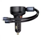 Зарядка для телефонів в авто Baseus Enjoyment Pro Car Charger USB + Retractable C & iP Cable 60W - зображення 10