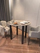 Кухонный круглый стол (Бетон, диаметр: 80 см), NA84B - изображение 1