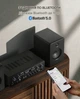 Стереоусилитель Donner Bluetooth 5.0 MAMP5, 440Вт — Hi-Fi ресивер 4-канальный с USB/SD/FM, 2 микрофонами и RCA - Refurbished - изображение 2