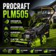 Газонокосарка ProCraft PLM505 бензинова самохідна 4 кВт з травозбірником 62 л мульчуванням і 8 рівнями висоти скошування - зображення 5