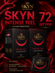 Презервативи SKYN безлатексні Intense Feel 72 шт поліізопренові з точковою текстурою non-latex condoms для максимально природних відчуттів і комфорту під час інтимної близькості гіпоалергенні skyns - зображення 1