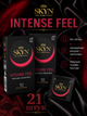 Презервативы SKYN безлатексные Intense Feel 21 шт полиизопреновые с точечной текстурой non-latex condoms для максимально естественных ощущений и комфорта во время интимной близости гипоаллергенные skyns - изображение 1