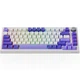 Беспроводная клавиатура Proove Gaming Coupe Huano Kobe N-key rollover 2.4Гц+BT5.3+Type-C 4000mAh бело-фиолетовый - изображение 2