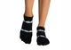 Носки для йоги ToeSox Full Toe Low Rise Black Tie Dye Stripe S (36-38.5) - изображение 2