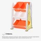Дитячий стелаж Mealux Coral Mini Orange (KD-E021 Orange) - зображення 6
