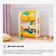 Дитячий стелаж Mealux Coral Mini Yellow (KD-E021 Yellow) - зображення 4
