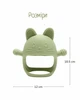 Прорезыватель силиконовый грызунок на руку "Cat Teether" для малышей от 3 месяцев зеленый (PC1047) - изображение 5