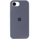 Чохол силіконовий Full Protective для Apple Айфон 16e / Айфон 17e з матовим покриттям Soft-Touch Lavender Gray - зображення 1