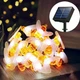 Уличная гирлянда Пчелы на солнечной батарее 5 м, 20 LED, теплый белый свет, декоративная садовая LED-гирлянда - изображение 10