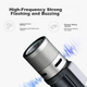 Багатофункціональний яскравий ліхтарик NexTool Outdoor and Home Thunder Six-In із зумом, світлодіодним аварійним освітленням дальнього радіуса дії, Type-C - зображення 5