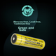 Літієва батарея NITECORE NL1836, високоінтенсивний ліхтарик для використання на відкритому повітрі, акумуляторна батарея 18650, сертифікована 3C - зображення 4