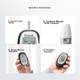 Глюкометр Yuwell 660, медицинского класса, для беременных женщин, для домашнего использования, высокая точность, в комплекте: прибор + 50 тест-полосок + 50 ланцетов. - изображение 7