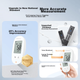 Глюкометр Yuwell 580, медицинского класса, для домашнего использования, с голосовым оповещением, [Прибор + 200 тест-полосок + 200 ланцетов] - изображение 2