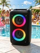 Портативная беспроводная Bluetooth 5.0 16 Вт с RGB-подсветкой аккумулятором 2400 мАч TWS USB для дома и поездок Черная (3152513924) - изображение 9